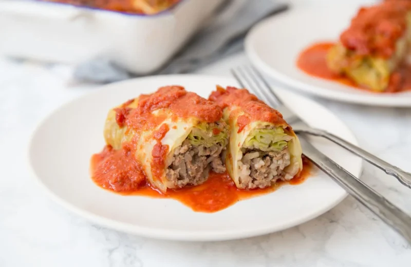 Easy Cabbage Rolls Recipe with Ground Beef and Rice
