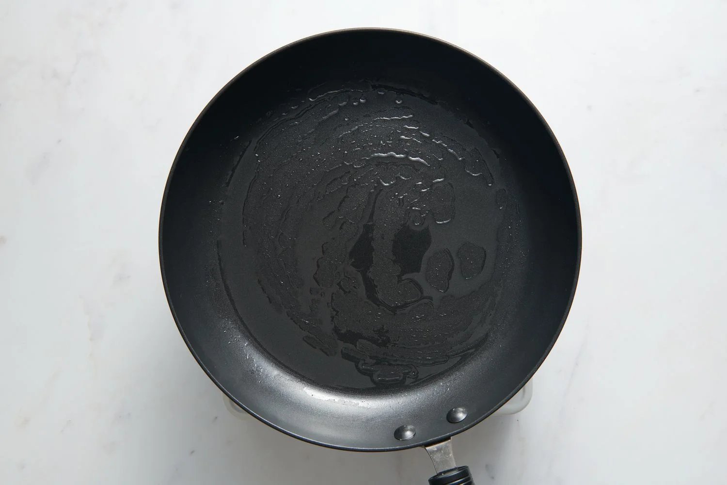 Greasing the skillet