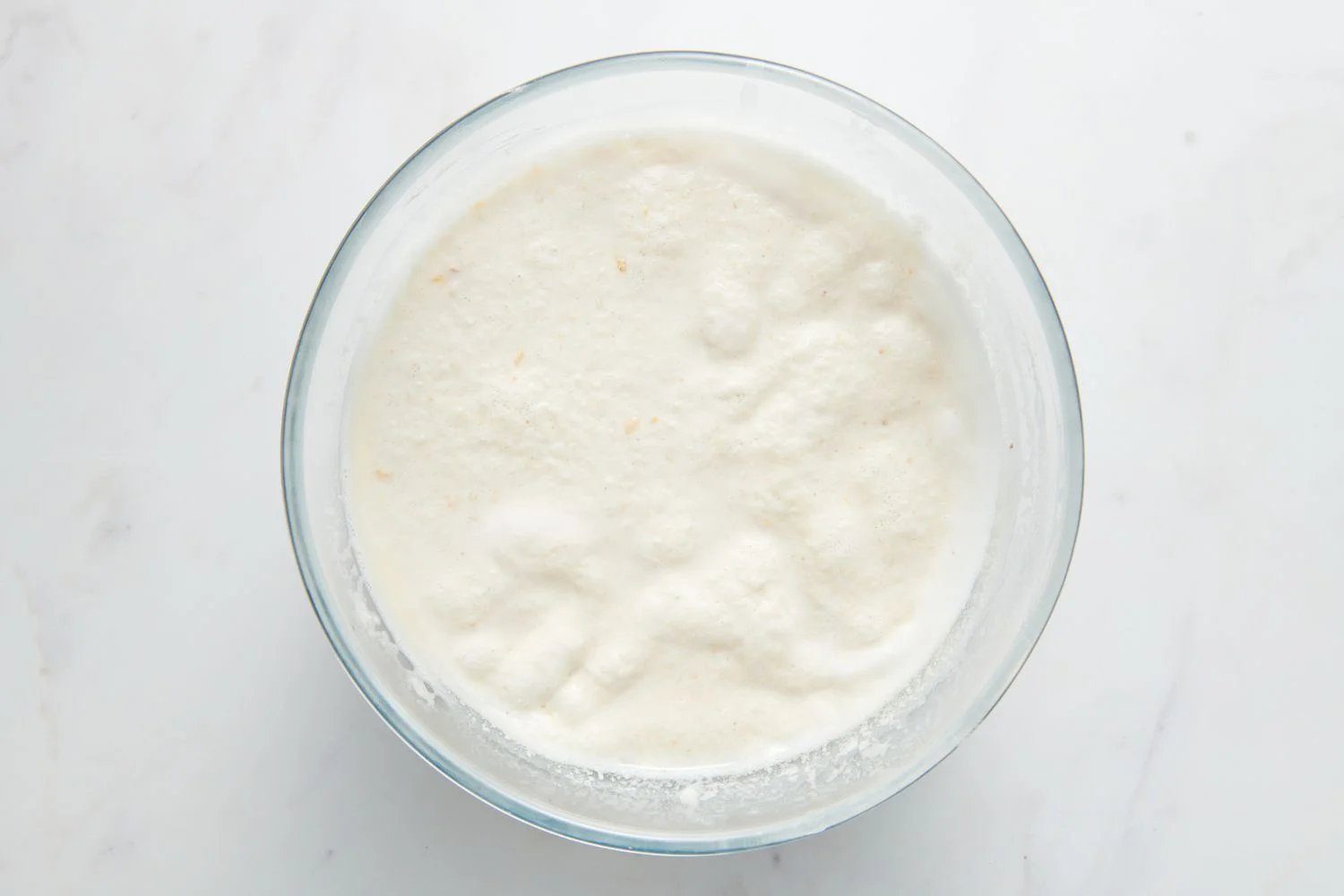 Fermented batter ready for cooking