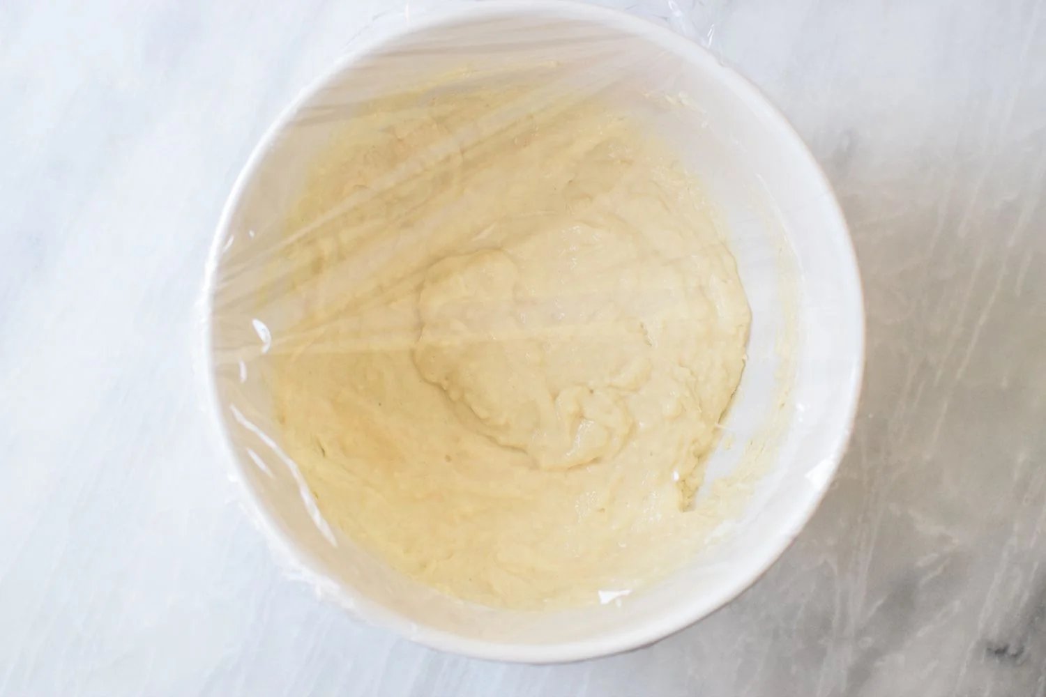 Let the pancake batter rest