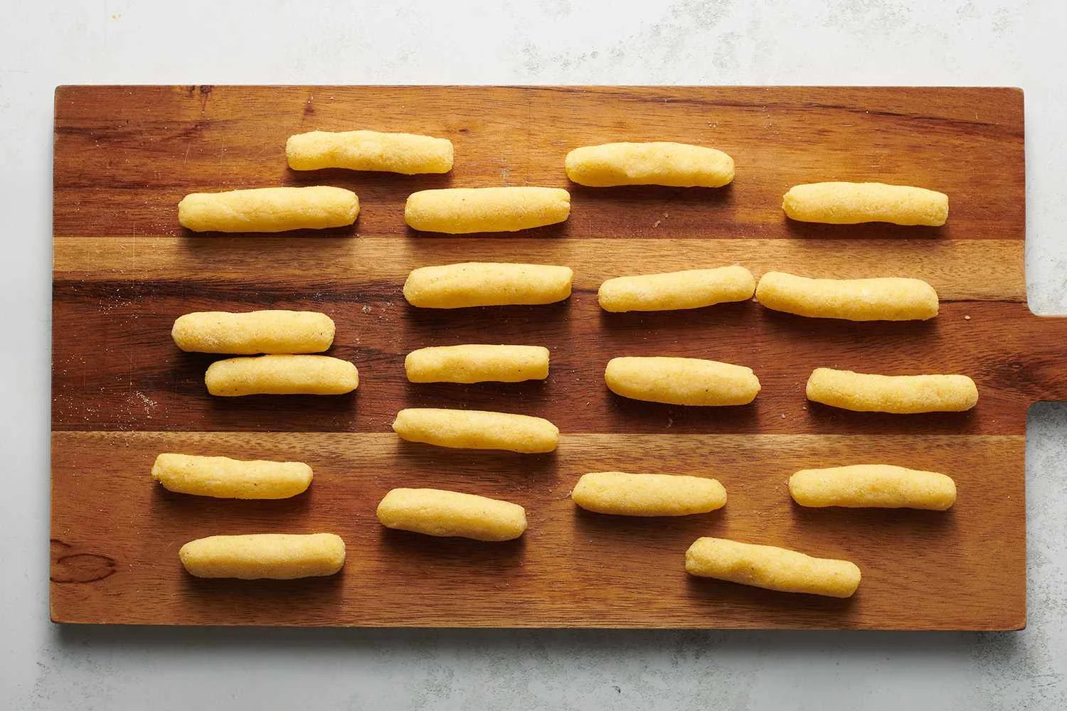 masa dough rolled into mini rolls