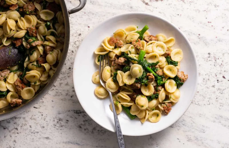 Orecchiette with Sausage and Broccoli Rabe