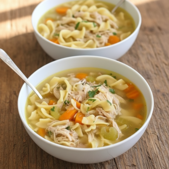 Instant Pot Chicken Noodle Soup Recipe