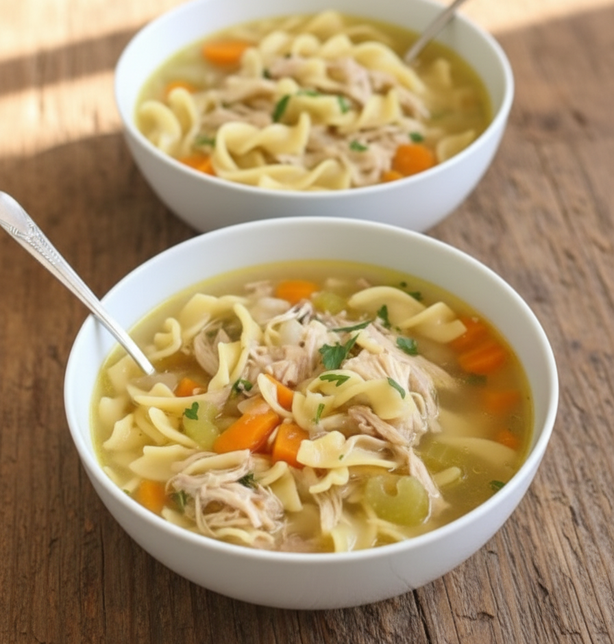 Instant Pot Chicken Noodle Soup Recipe