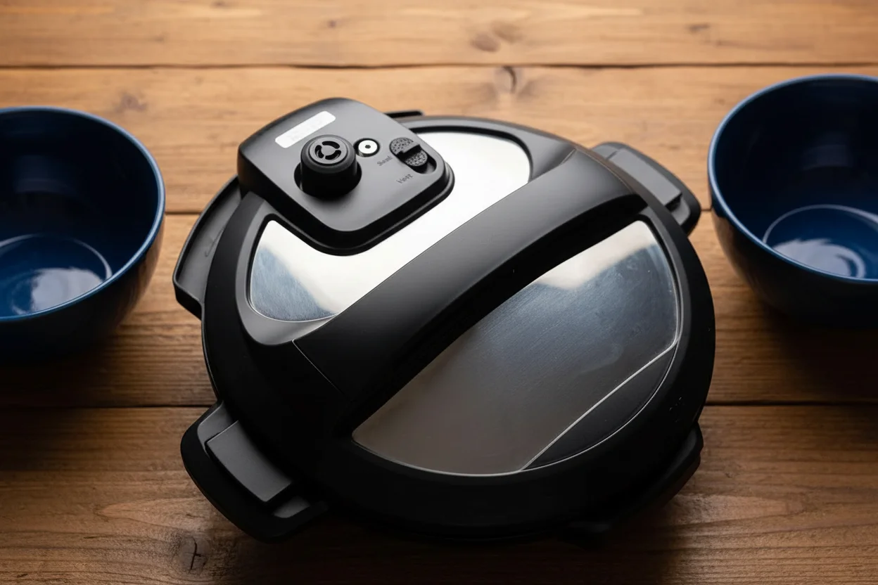 Sealed Instant Pot ready for pressure cooking