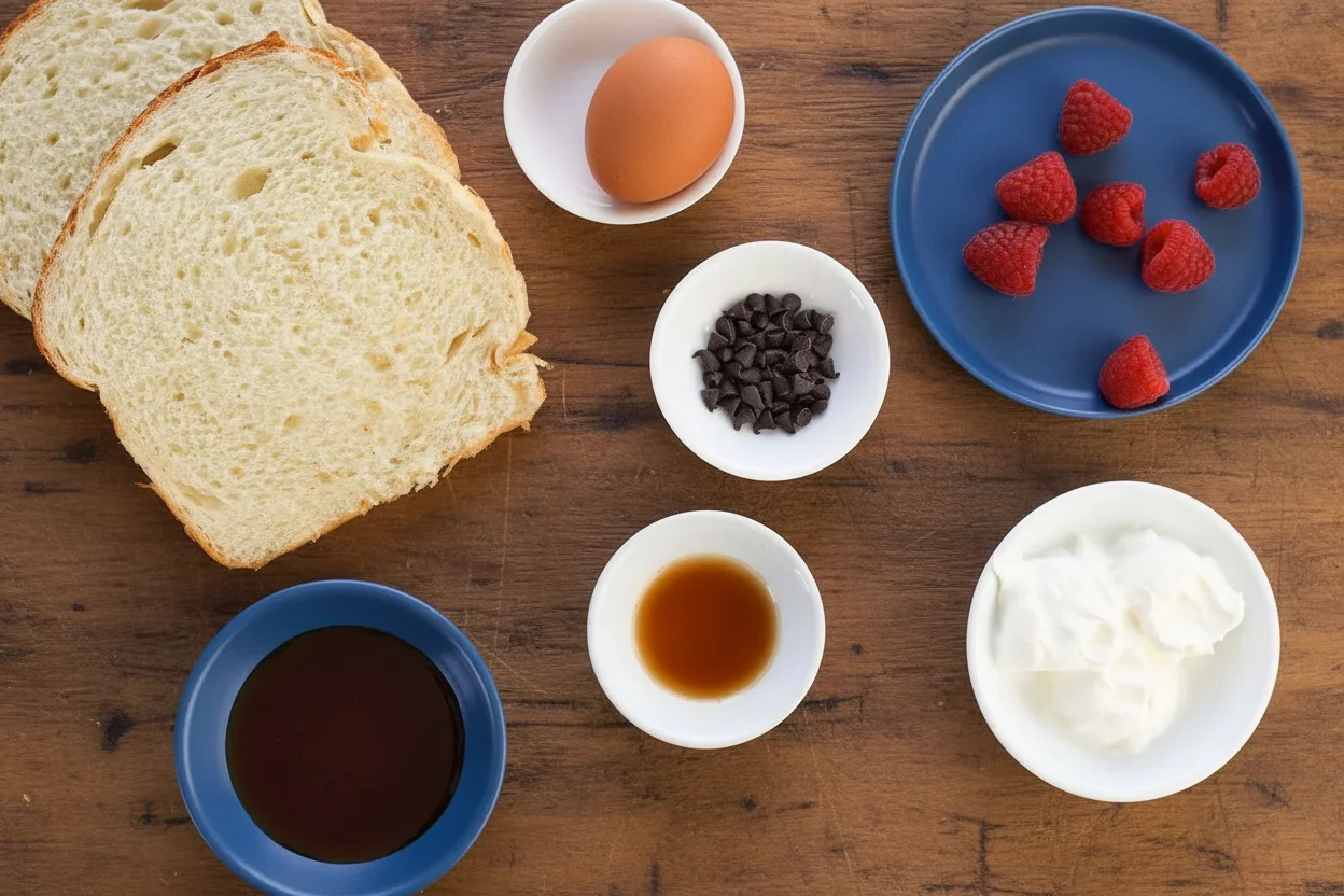 Yogurt toast ingredients