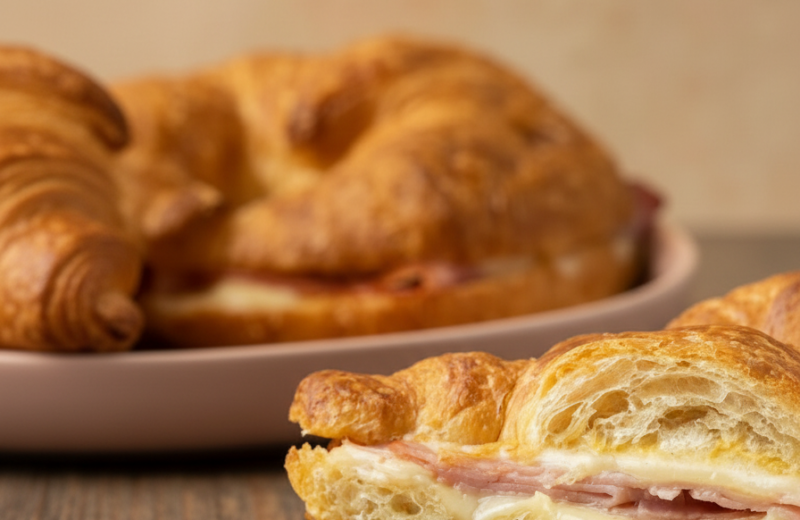 Ham and Cheese Croissant Recipe